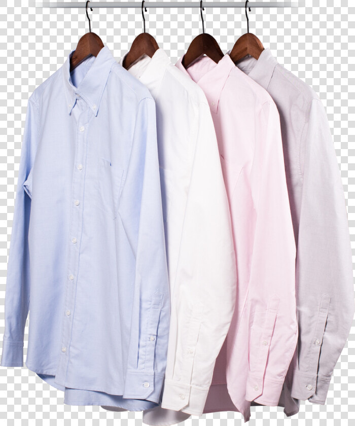 Row Of Oxford Shirts On Hangers   Clothes On Hangers Png  Transparent PngTransparent PNG