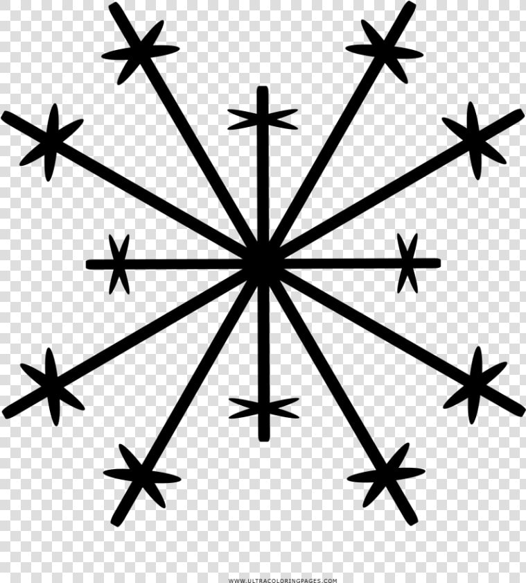 Copo De Nieve Página Para Colorear   Đếm Hình Tam Giác  HD Png DownloadTransparent PNG