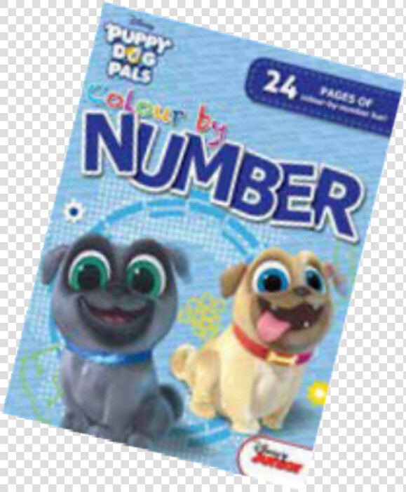 Disney Puppy Dog Pals Colour By Numbers   Companion Dog  HD Png DownloadTransparent PNG
