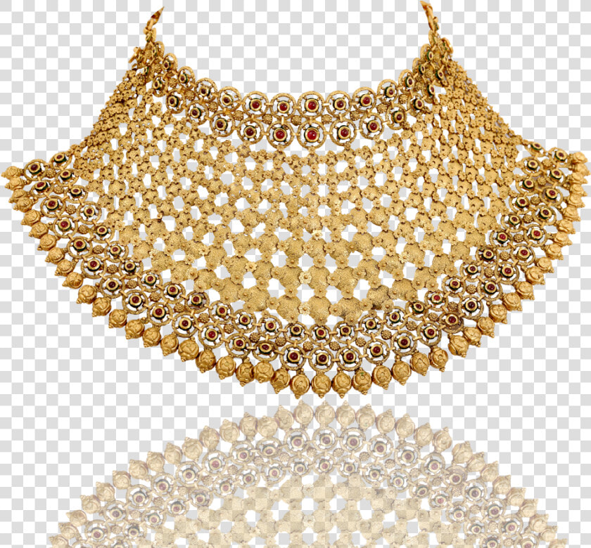 Fabulous Royal Gold Choker Necklace   Royal Choker Necklace Gold  HD Png DownloadTransparent PNG