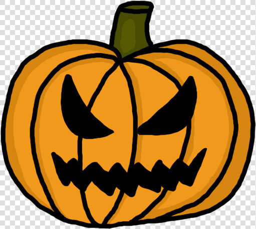 Scary Pumpkin Clip Art   Scary Halloween Pumpkin Clipart  HD Png DownloadTransparent PNG