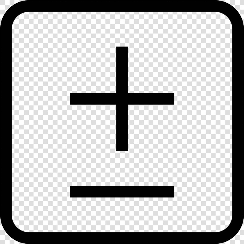 Plus Minus 2 Icon   Cross  HD Png DownloadTransparent PNG