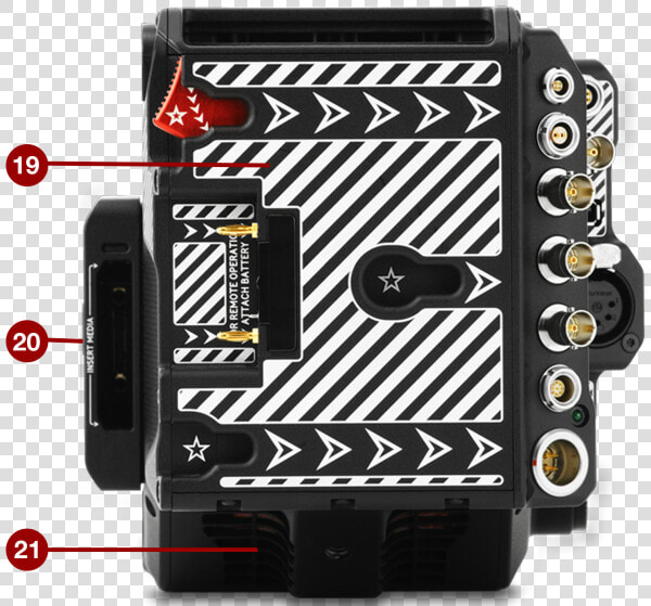 Camera Body Controls And Features   Red Gemini Ranger  HD Png DownloadTransparent PNG