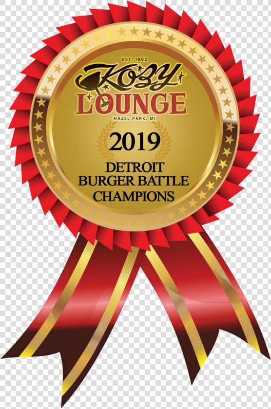2019 Detroit Burger Battle Champion   Ribbons And Medals Png  Transparent PngTransparent PNG