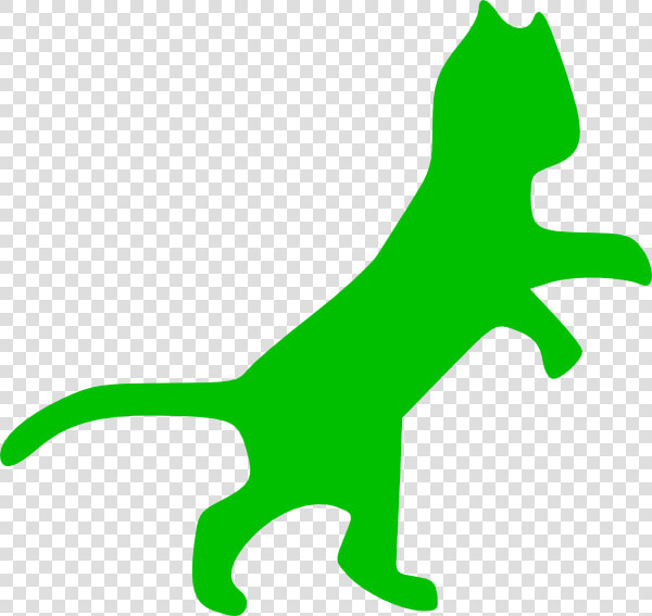 Green Cat Svg Clip Arts   Cat Clip Art  HD Png DownloadTransparent PNG