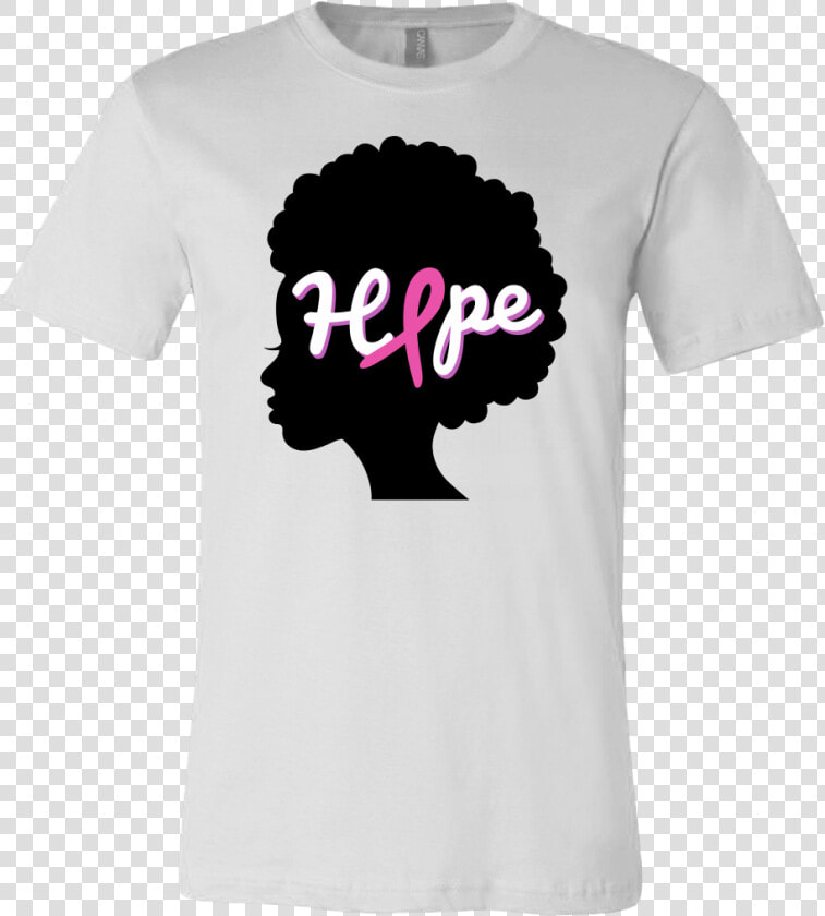 Hope Shirt Breast Cancer Shirt Breast Cancer Cancer   Breast Cancer Ribbon In Hope In Afro  HD Png DownloadTransparent PNG