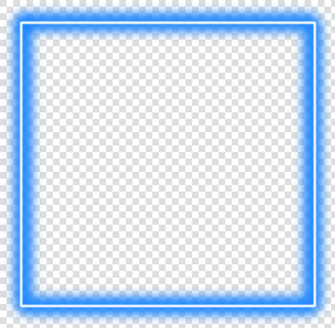  neon  square  freetoedit  frame  blue  border  geometric   Red Transparent Neon Square  HD Png DownloadTransparent PNG