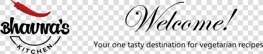 Your One Tasty Destination For Vegetarian Recipes   Calligraphy  HD Png DownloadTransparent PNG