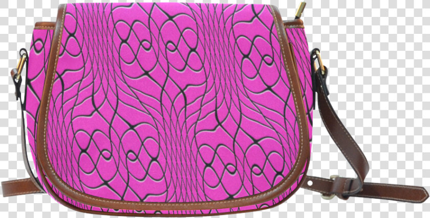 Pink Pineapple Twist Saddle Bag large   Beauty And The Beast Saddle Bag  HD Png DownloadTransparent PNG