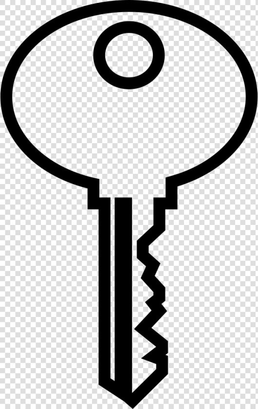 Oval Key Outline   Outline Picture Of Key  HD Png DownloadTransparent PNG
