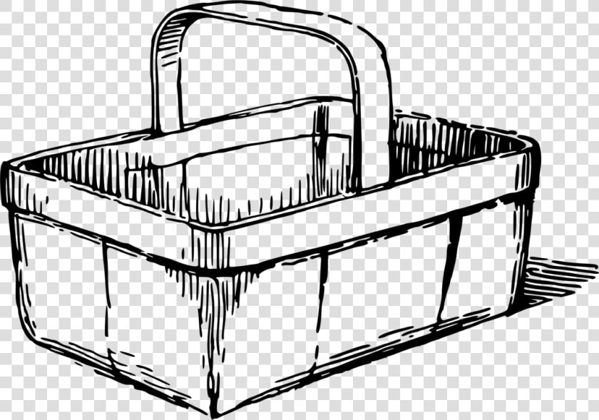 Line Art automotive Exterior monochrome Photography   Picnic Basket Line Drawing  HD Png DownloadTransparent PNG