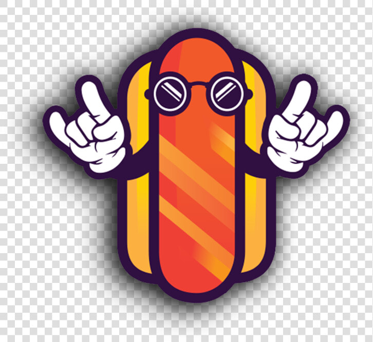 Hank The Rock And Roll Beef Canibal Hot Dog   Rock And Roll Hot Dog  HD Png DownloadTransparent PNG