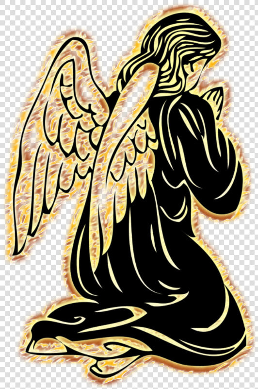 Clip Art Praying Hands Drawing Tattoo Art   Praying Angels Images Drawing  HD Png DownloadTransparent PNG
