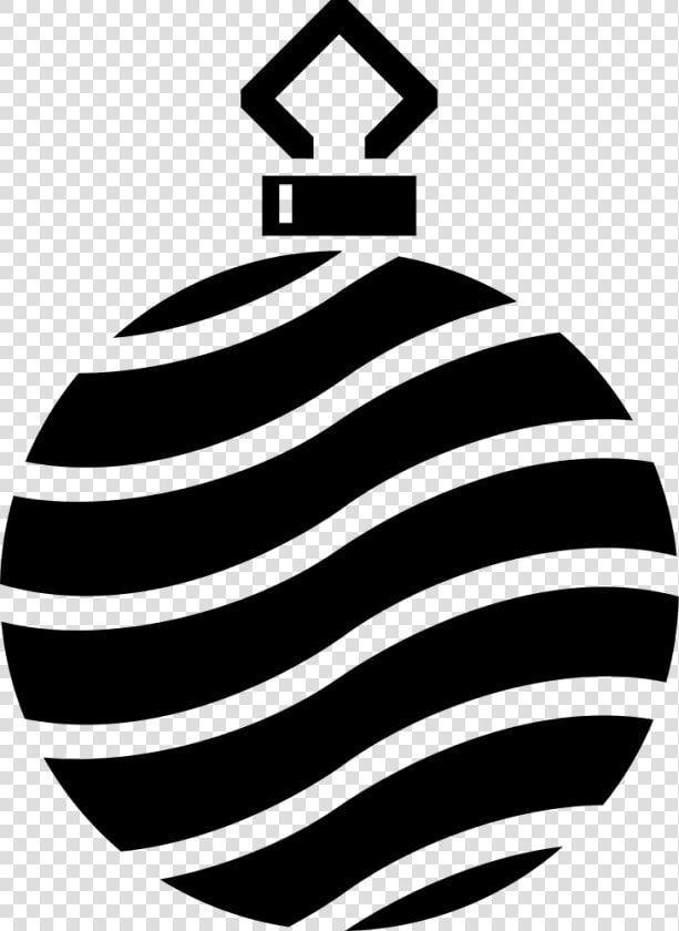 Simple Tree Bauble Silhouette   Silhouette Christmas Images Png  Transparent PngTransparent PNG