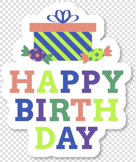 Sticker Happy birthday Day Paper Birthday Cake Stickers   Kumpfmüller  HD Png DownloadTransparent PNG