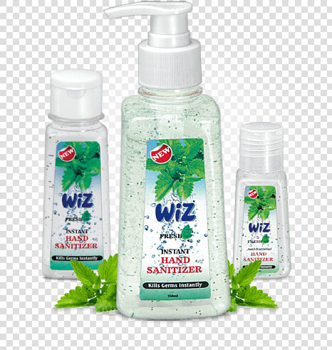 Mint Hand Sanitizer   Wiz Hand Sanitiser  HD Png DownloadTransparent PNG