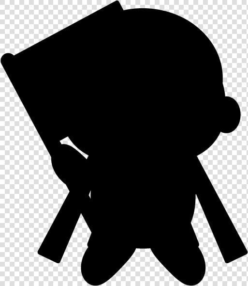 Bigfoot Silhouette Black And White Clip Art  HD Png DownloadTransparent PNG