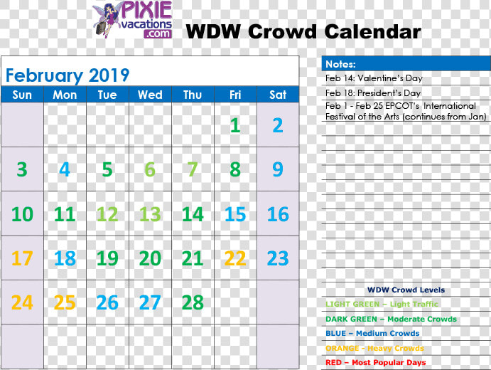 Disney Calendars February 2019  HD Png DownloadTransparent PNG