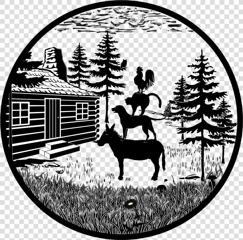 Bremen Town Musicians 5 Clip Arts   Silhouette  HD Png DownloadTransparent PNG