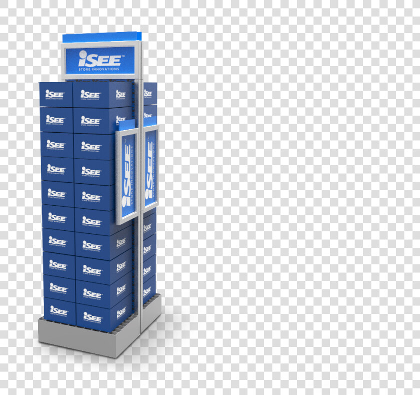 Isee Multistack Beverage Floor Display Back To Back   Convenience Store Stack Display  HD Png DownloadTransparent PNG