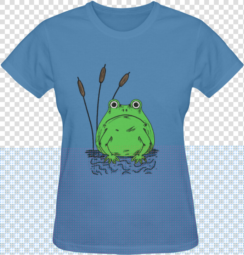Sad Frog Sunny Women S T shirt   Baby Look Verde Musgo  HD Png DownloadTransparent PNG