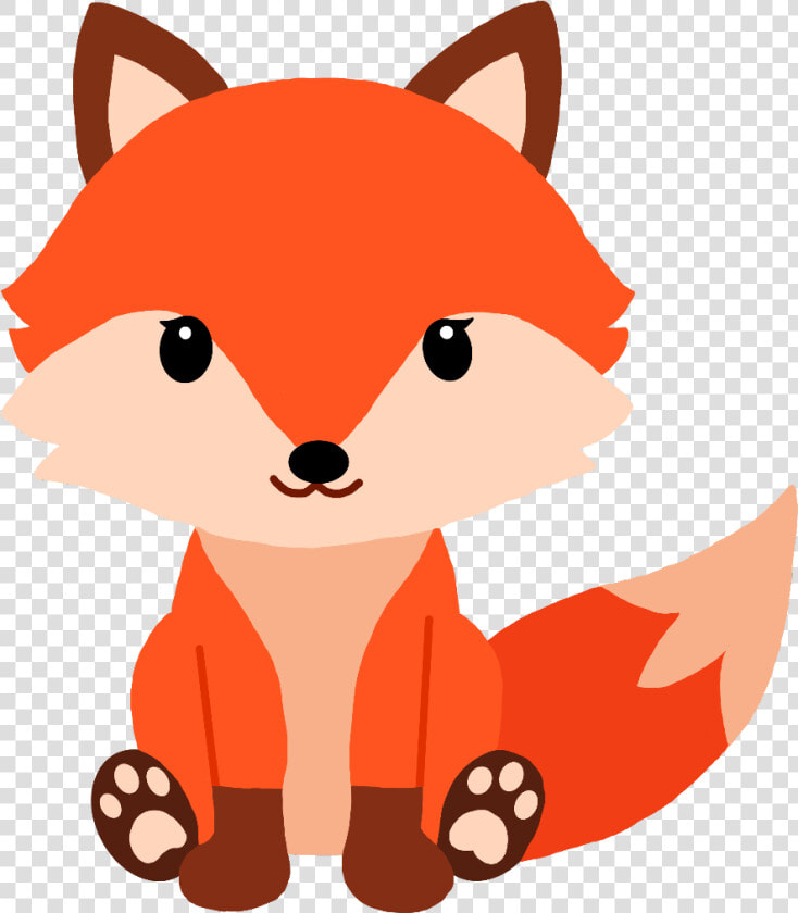  fox  baby  cartoon  babyfox  kit  cub  pup  clipart   Set Vector Woodland Animals  HD Png DownloadTransparent PNG