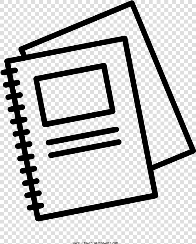 Notebooks Coloring Page   Notebooks Icon Png  Transparent PngTransparent PNG