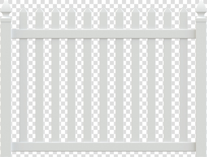 Classic Vinyl Picket Fence   Superior 1 1 2 Deluxe Picket Fence  HD Png DownloadTransparent PNG