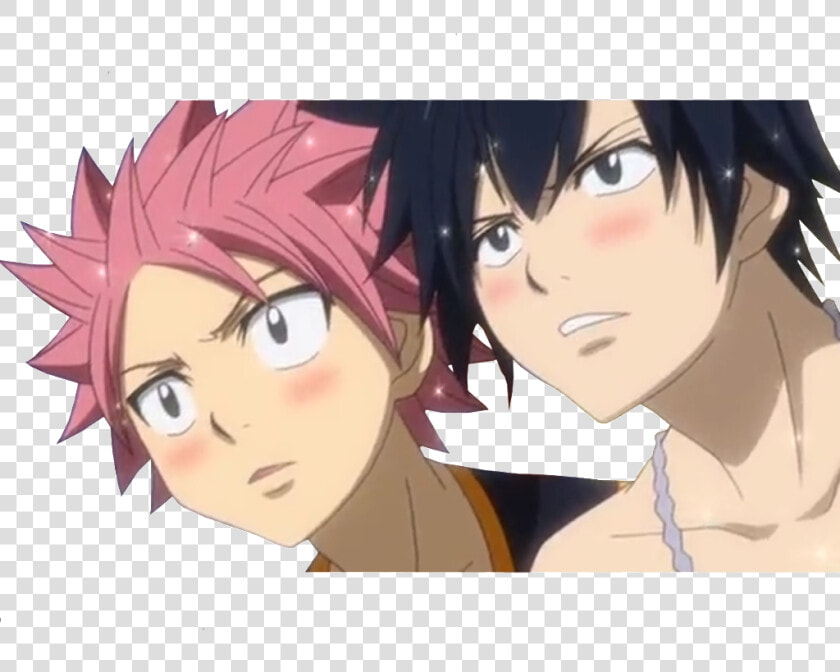 Natsu And Gray Shocked  HD Png DownloadTransparent PNG