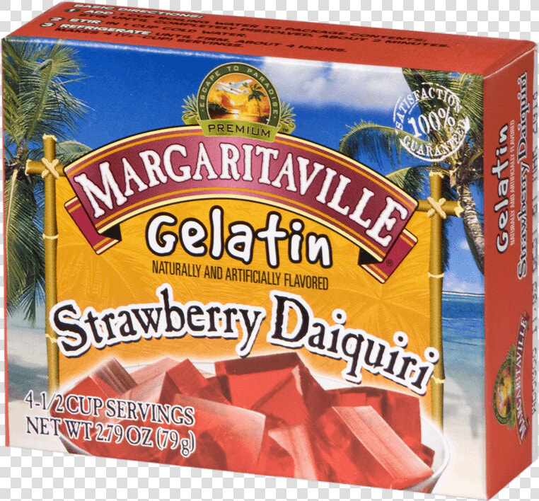Margaritaville Strawberry Daiquiri Gelatin   Snack  HD Png DownloadTransparent PNG