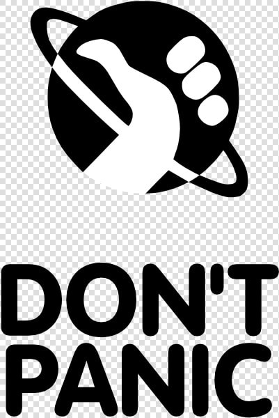 H2g2 Nook Wallpaper   Don T Panic H2g2  HD Png DownloadTransparent PNG