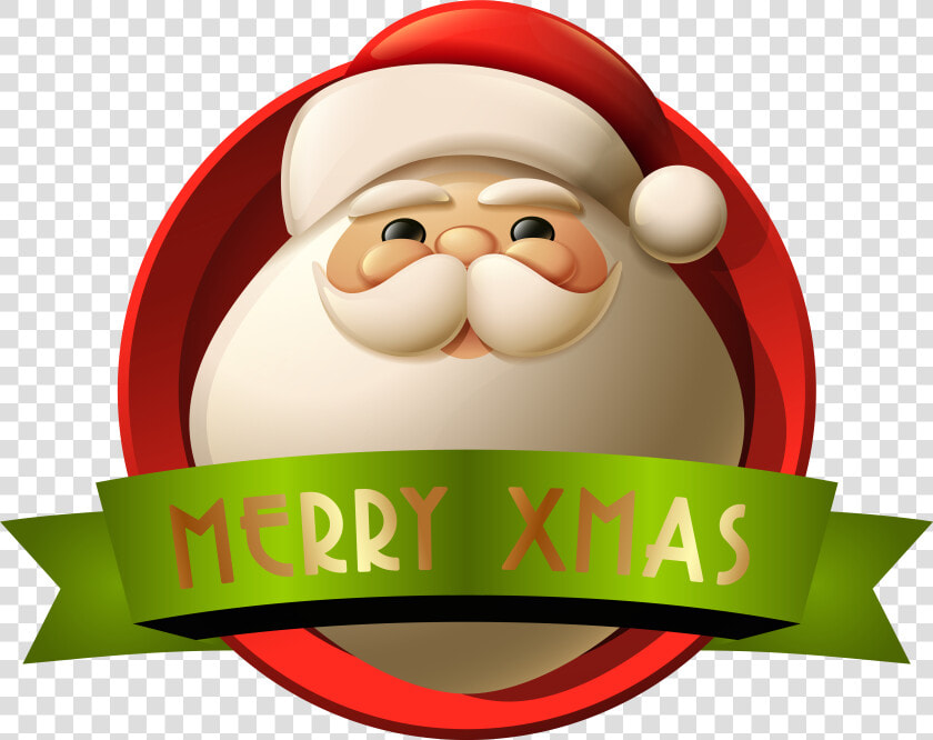 Santa Merry Xmas Decoration Png Clip   Merry Christmas Santa Png  Transparent PngTransparent PNG
