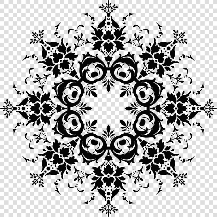 Transparent Stencil Png   Mandala Stencil For Walls  Png DownloadTransparent PNG