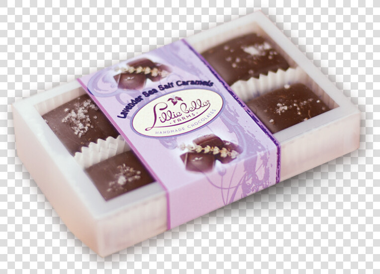6 piece Box Organic Lavender Caramels   Honmei Choco  HD Png DownloadTransparent PNG