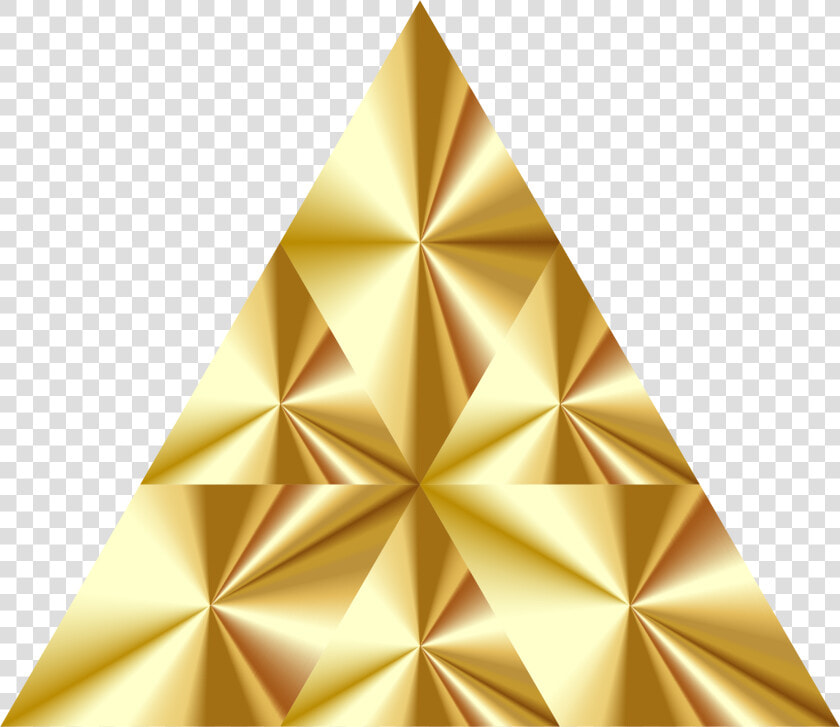 Prism 3 Clip Arts   Clip Art Triangle Gold  HD Png DownloadTransparent PNG