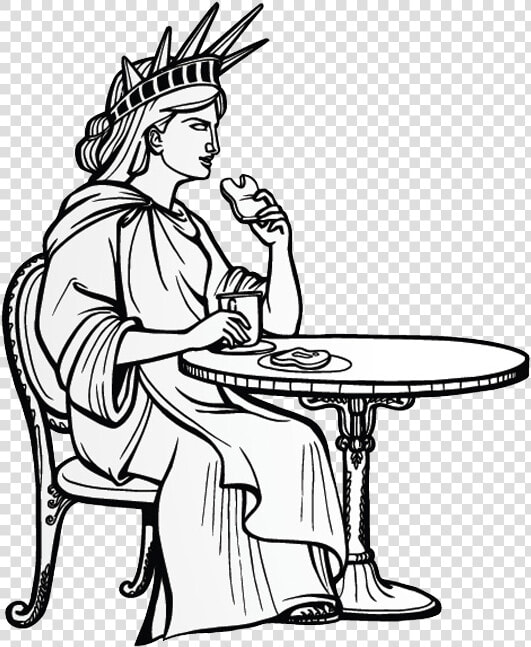 Picture Freeuse Library Of Liberty Illustration To   Liberty Statue Illustration  HD Png DownloadTransparent PNG