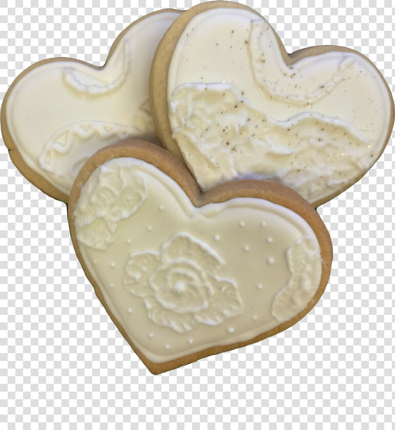 Wedding Heart Cookies   Iced Sugar Cookies Clip Art  HD Png DownloadTransparent PNG