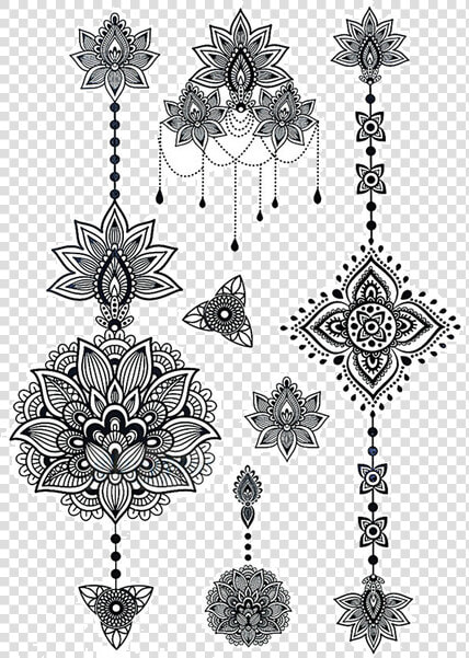 Pin By Teamonster On   Feminine Back Mandala Tattoo  HD Png DownloadTransparent PNG