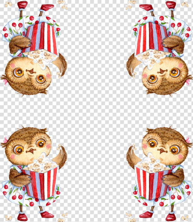 Cartoons Cute Owls By Inga Paltser  HD Png DownloadTransparent PNG