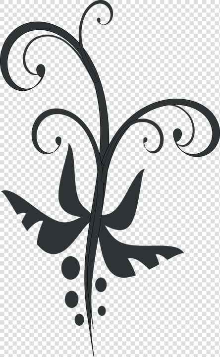 Vine  Floral  Ornament  Plant  Leaves  Silhouette   Quinceanera Clip Art  HD Png DownloadTransparent PNG