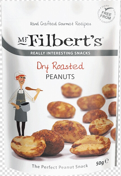 Mr Filbert S Dry Roasted Peanuts 50g Data Rimg   Mr Filberts Nuts  HD Png DownloadTransparent PNG