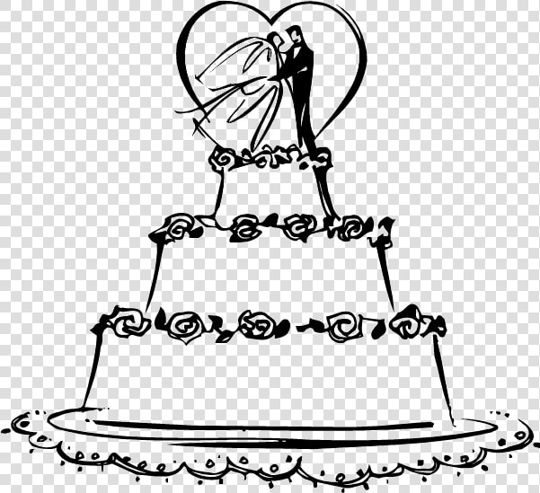 Free Wedding Cake Clipart Image   Wedding Cake Clip Art  HD Png DownloadTransparent PNG