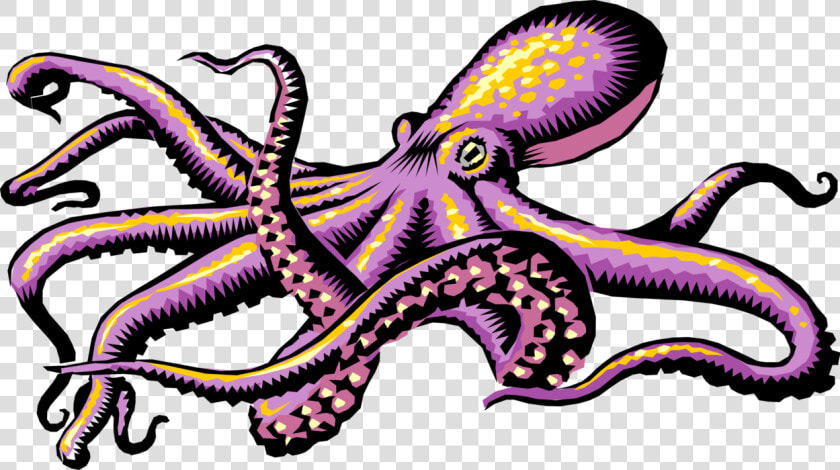 Transparent Kraken Clipart   Octopus Chinese Art  HD Png DownloadTransparent PNG