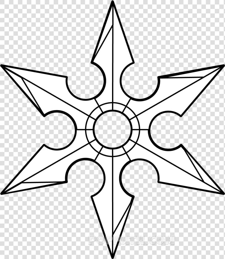 Shuriken Drawing  HD Png DownloadTransparent PNG