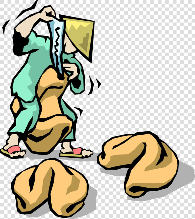 Vector Illustration Of Chinese Restaurant Waiter Cracks  HD Png DownloadTransparent PNG