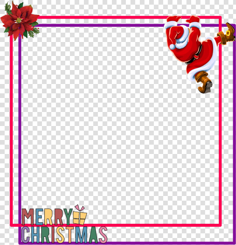  geometric  square  christmas  neon  border  frame   Square Christmas Frame Png  Transparent PngTransparent PNG