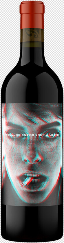 2017 Wild Eyes  Red Wine  Napa Valley   Glass Bottle  HD Png DownloadTransparent PNG