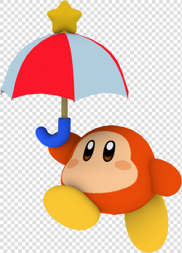 Here S A Few Renders Of Parasol Waddle Dee From Kirby  HD Png DownloadTransparent PNG