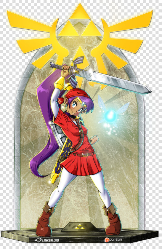 View Samegoogleiqdbsaucenao 1456105114704     Shantae Half Genie Hero And Link  HD Png DownloadTransparent PNG