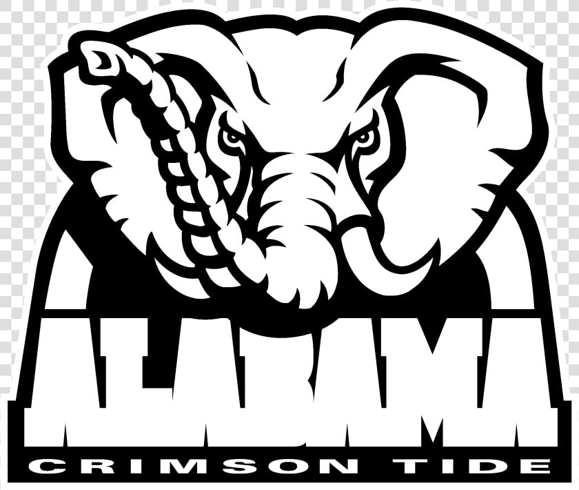 Alabama Crimson Tide Logo Black And White   Alabama Logo Coloring Sheet  HD Png DownloadTransparent PNG